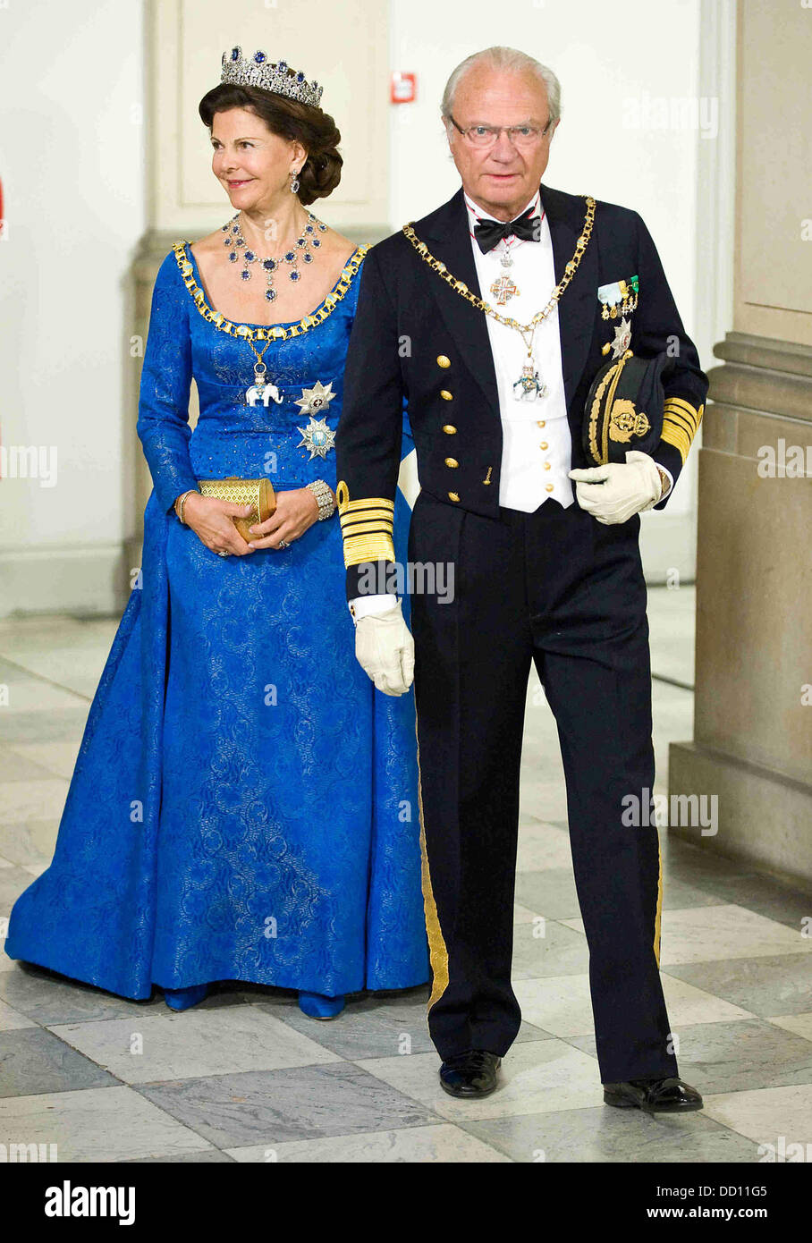 Queen Silvia and King Carl Gustaf of Sweden Queen Margrethe II of