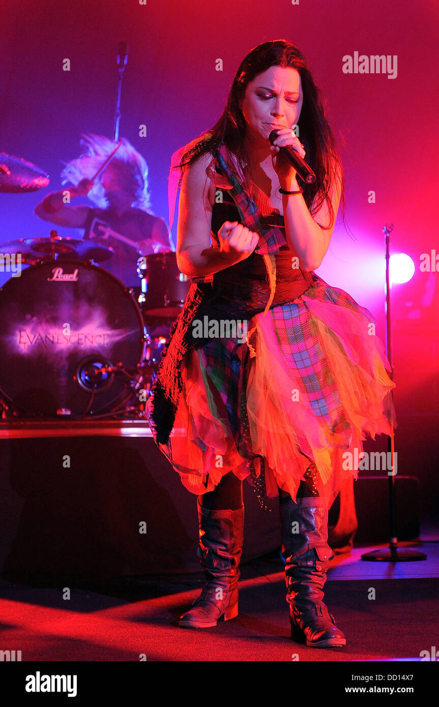 Amy Lee of Evanescence performing at the Seminole Hard Rock Hotel and ...