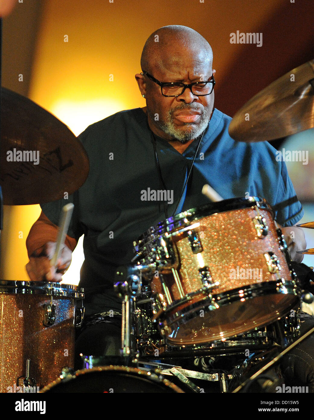 Jaimo Johanson of The Allman Brothers Band performs at the Seminole Hard Rock Hotel and Casinos' Hard Rock Live. Hollywood, Florida - 18.01.12, Stock Photo