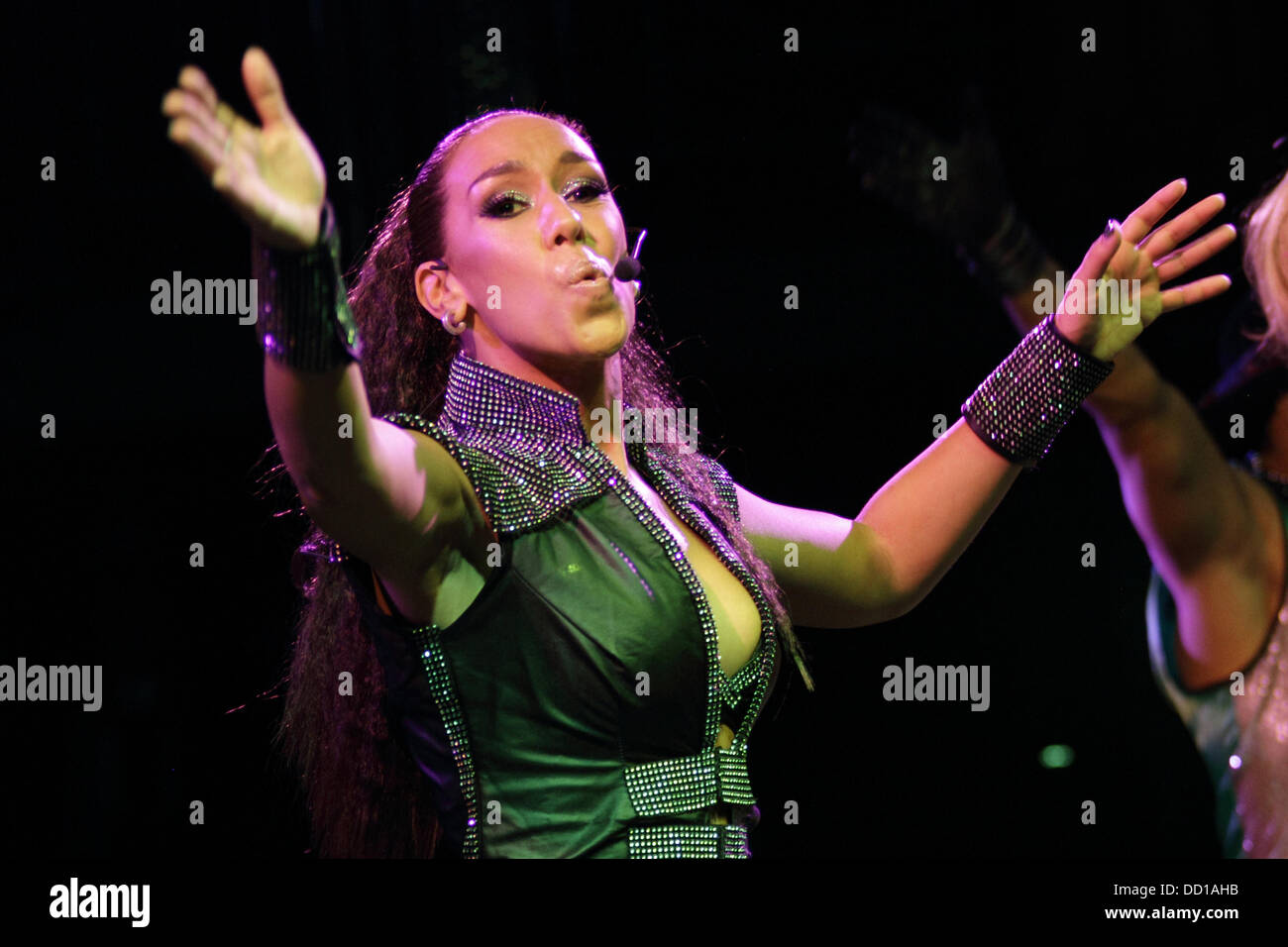 Kim Sasabone Vengaboys performing live at the HQ Complex Adelaide,  Australia - 19.01.12 Stock Photo - Alamy