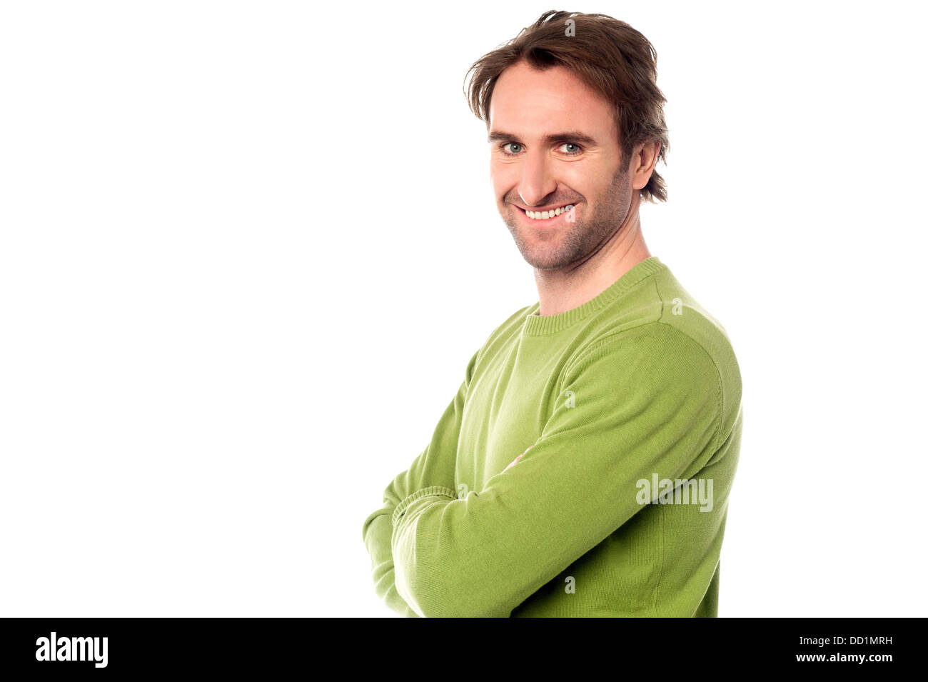 Guy with arms crossed hi-res stock photography and images - Alamy