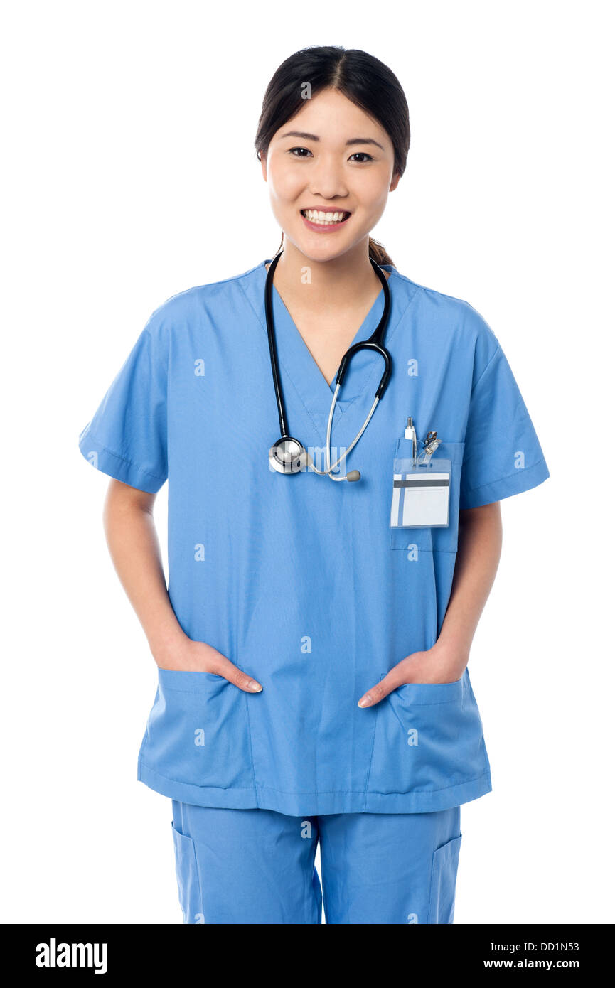 Lovely young beautiful asian doctor hi-res stock photography and images ...