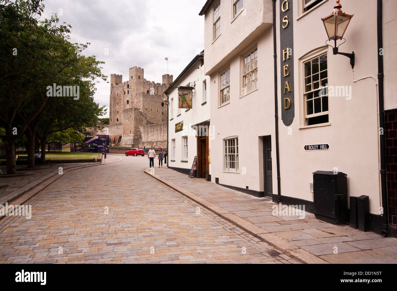 Rochester Castle Kent UK Stock Photo