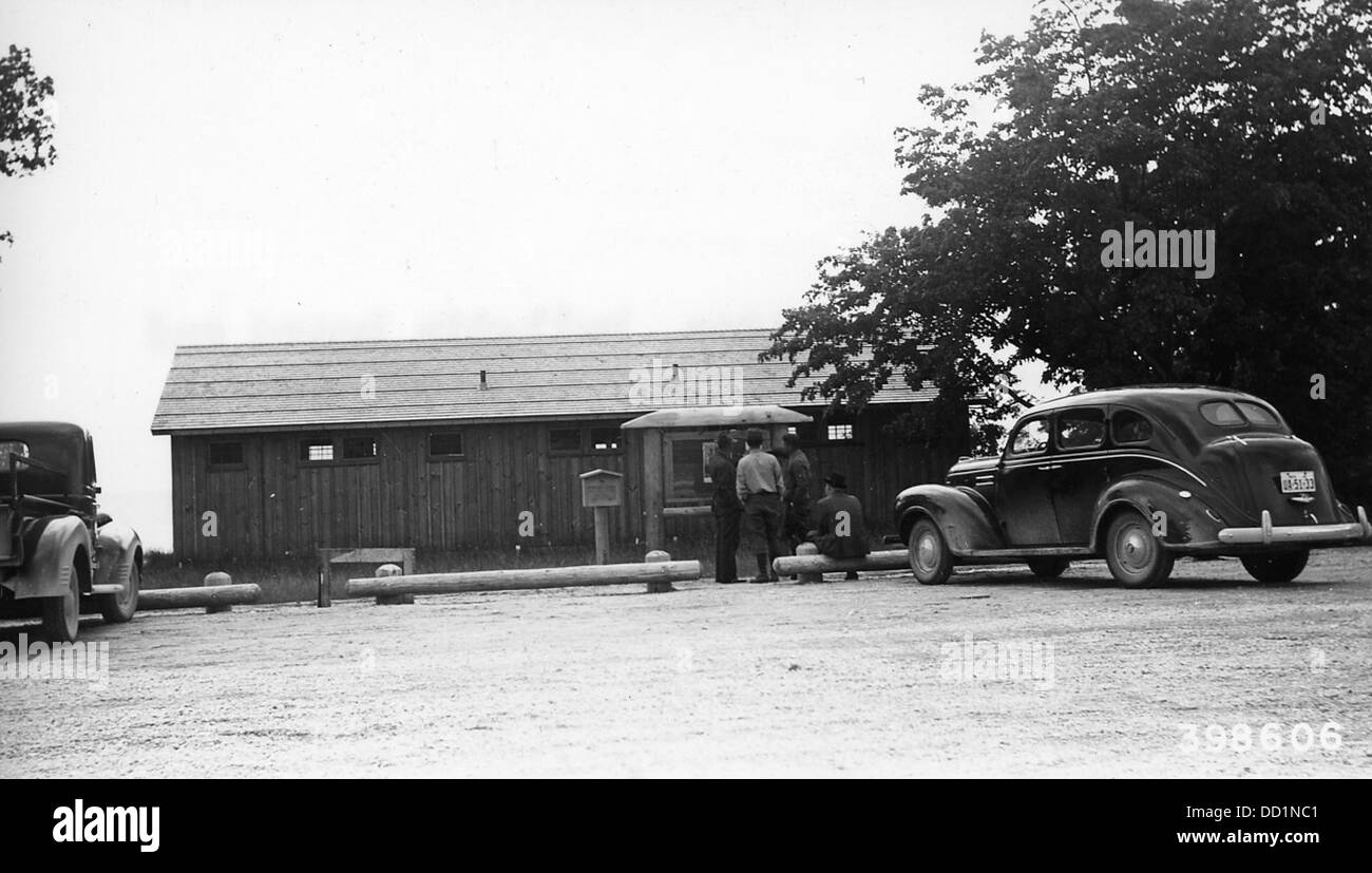 Bathhouse Parking Area Bulletin Board And Register Box 2128682