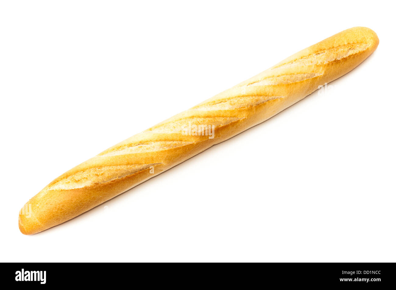 loaf of bread on a white background Stock Photo - Alamy