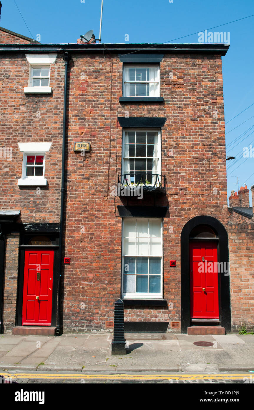 architecture in historic Pilgrim Street, Liverpool, UK Stock