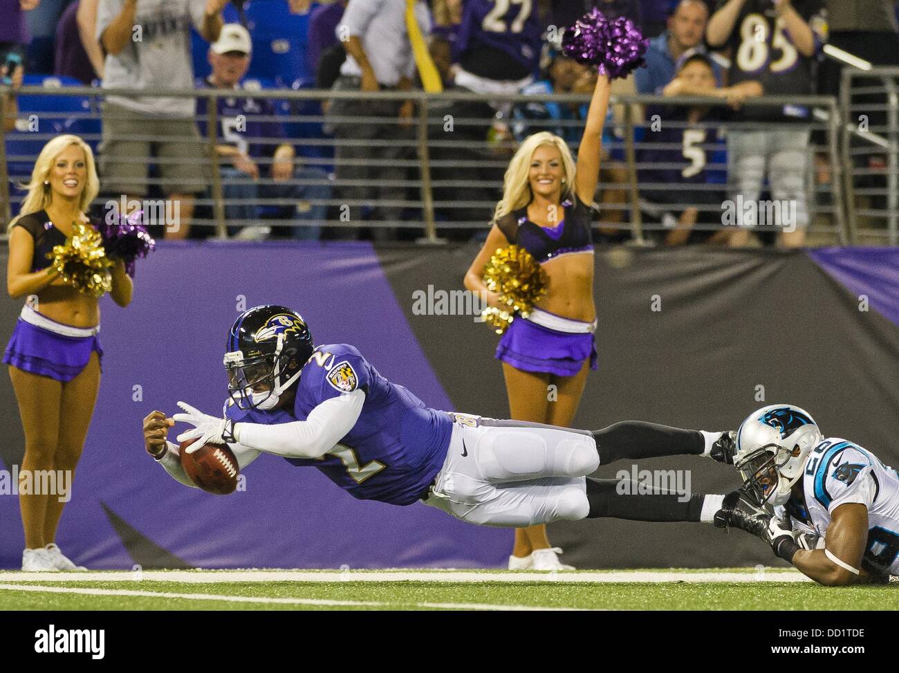 Baltimore, Maryland, USA. 22nd Aug, 2013. Baltimore Raven's Tyrod ...