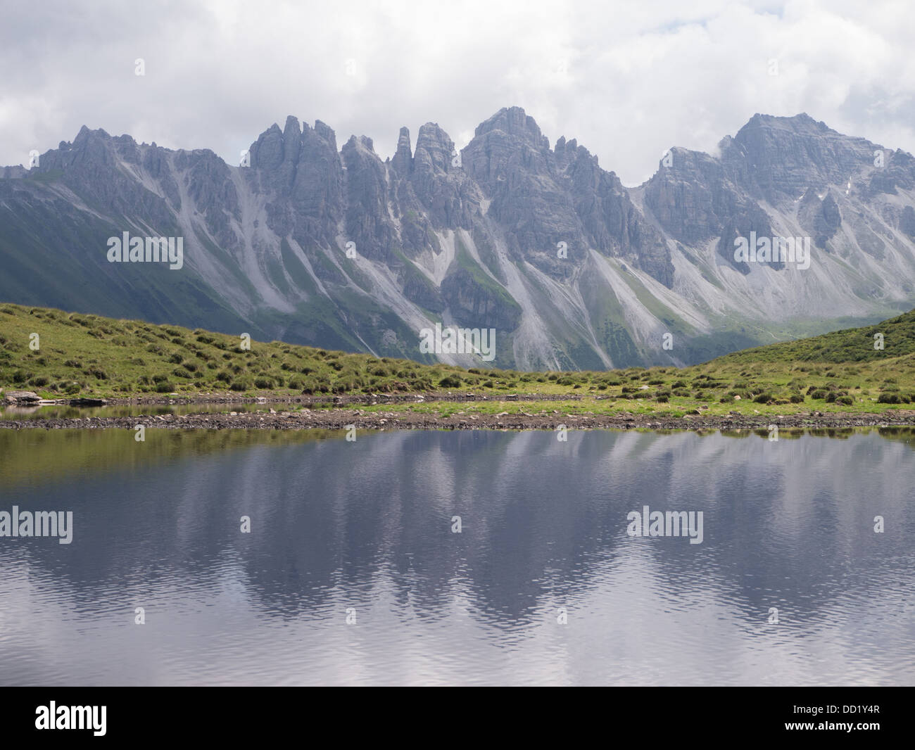 A mountain lake near Innsbruck, Austria Stock Photo