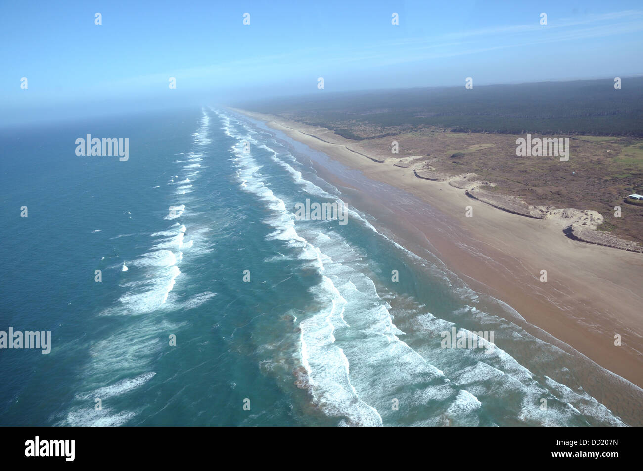 mile beach. NZ Stock Photo Alamy