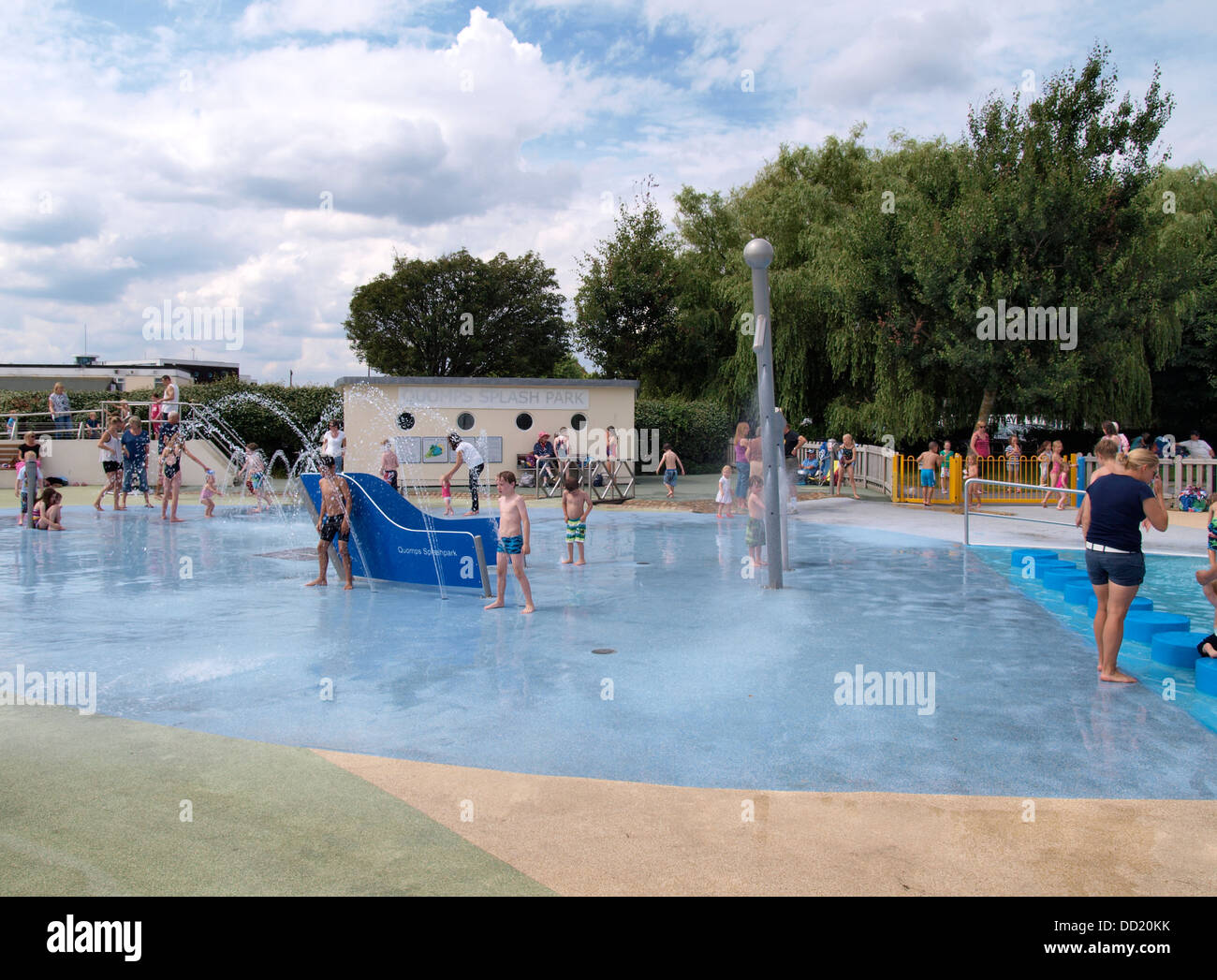 Quomps Splash Park, Christchurch, Dorset, UK 2013 Stock Photo Alamy