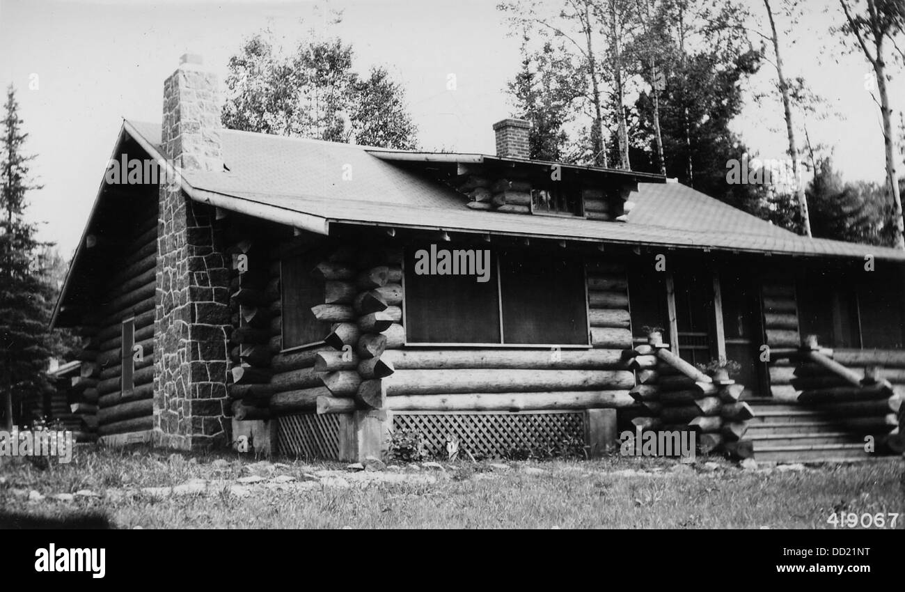The Halfway Ranger Dwelling, a historic building used by forest rangers ...