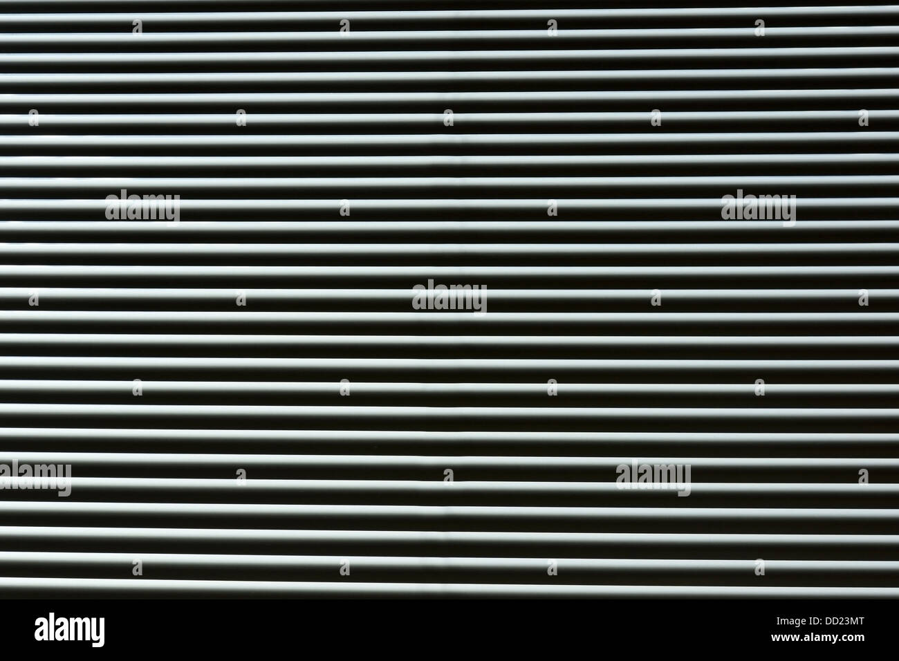 Window's metallilc blinds Stock Photo