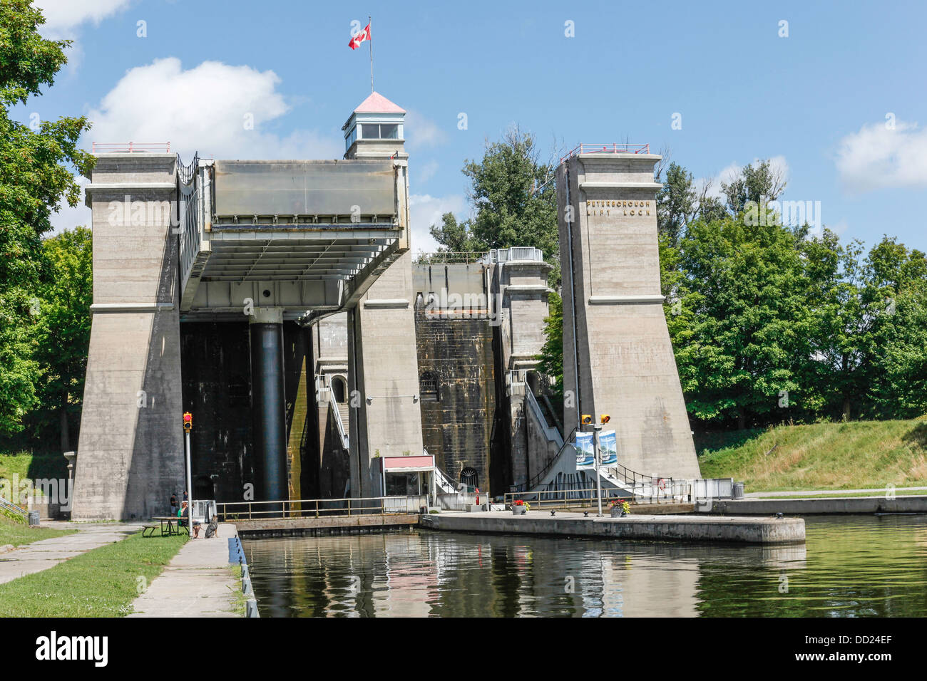 Peterborough Lift Lock; National Historic Site of Canada; tallest