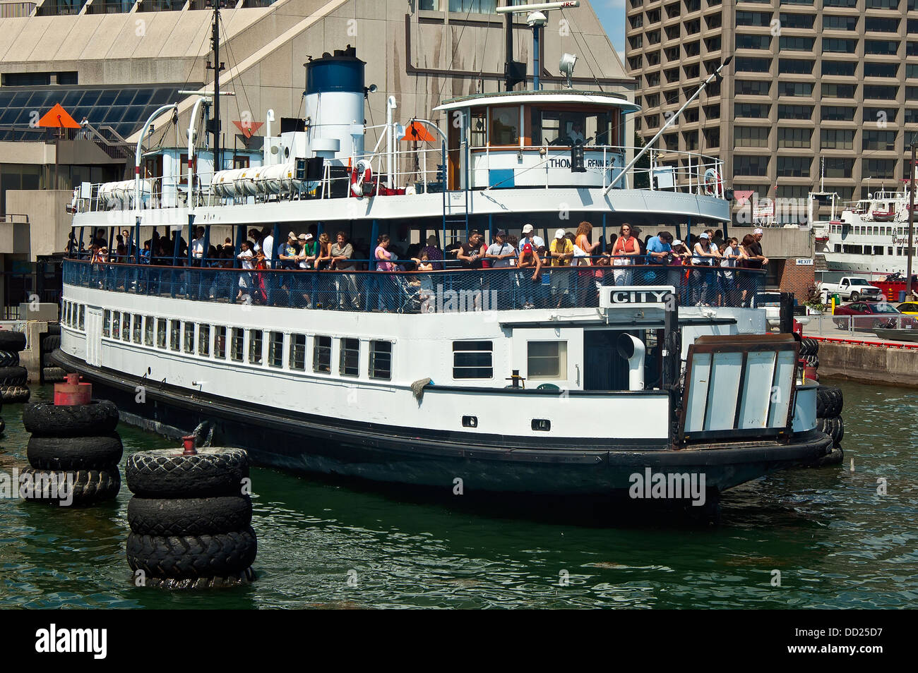 Ferry to center island, Toronto, Canada Stock Photo Alamy