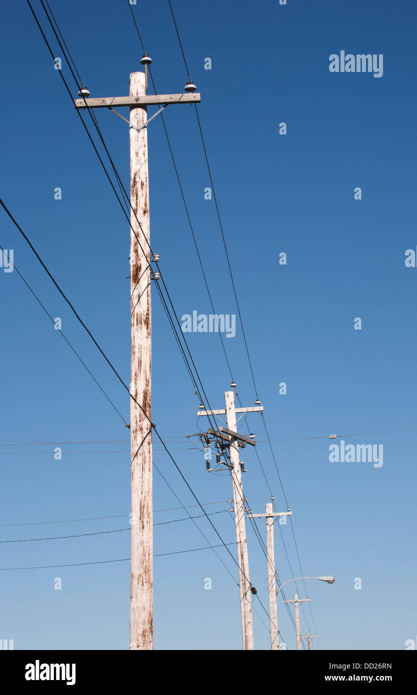 Telephone poles hi-res stock photography and images - Alamy