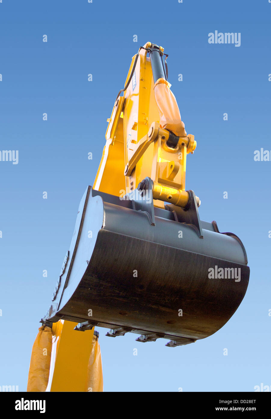 An extendable excavator arm Stock Photo Alamy