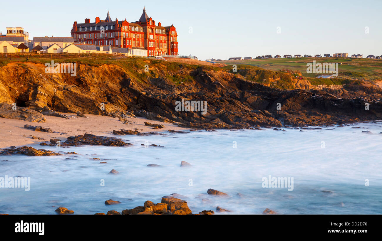 Little Fistral Beach Newquay Cornwall England UK Stock Photo