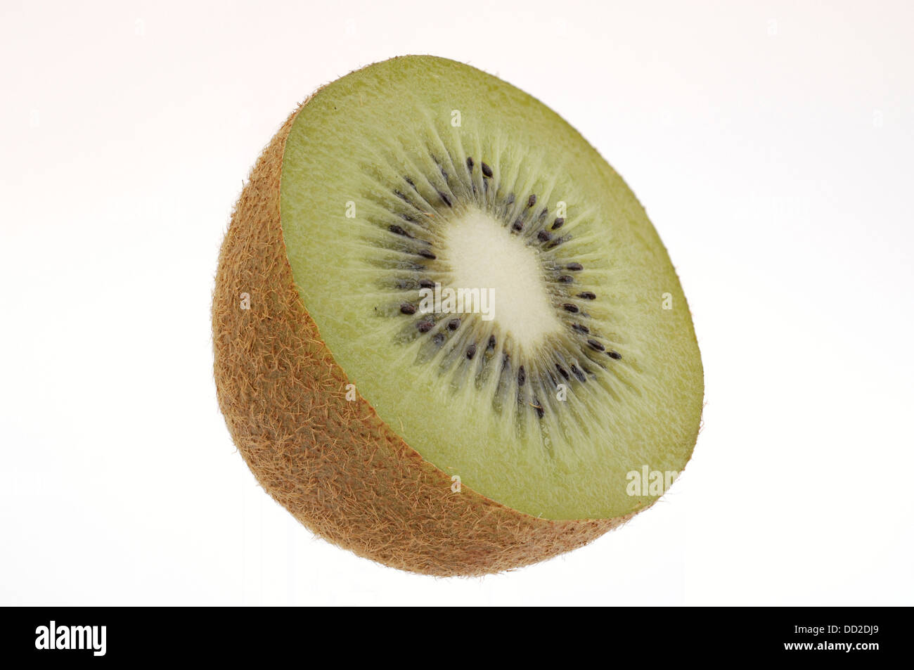 half kiwi fruit cutout Stock Photo