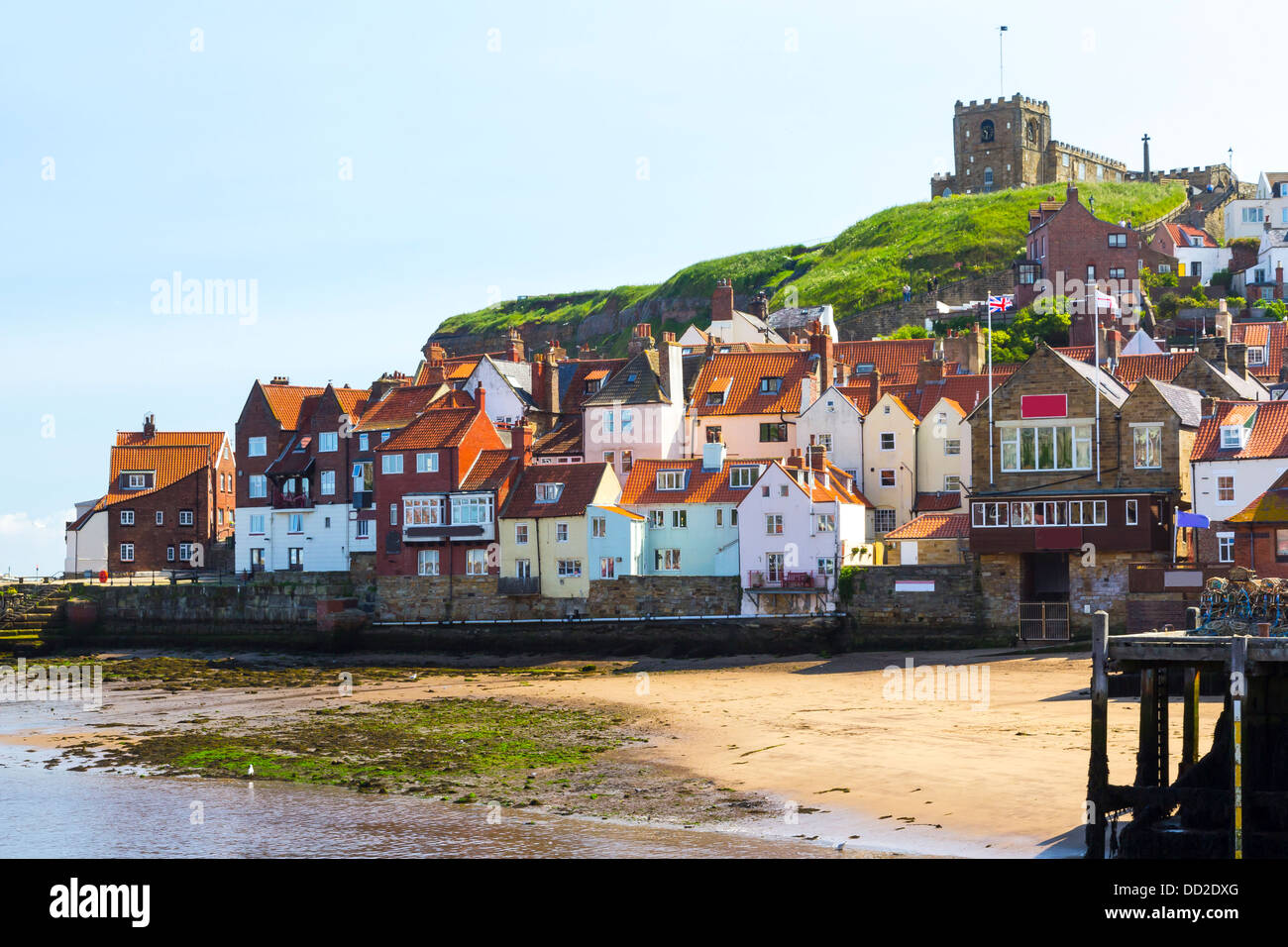 Whitby Harbour Yorkshire England UK Stock Photo Alamy