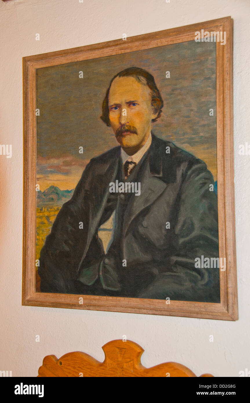 Kit Carson portrait painting Stock Photo Alamy