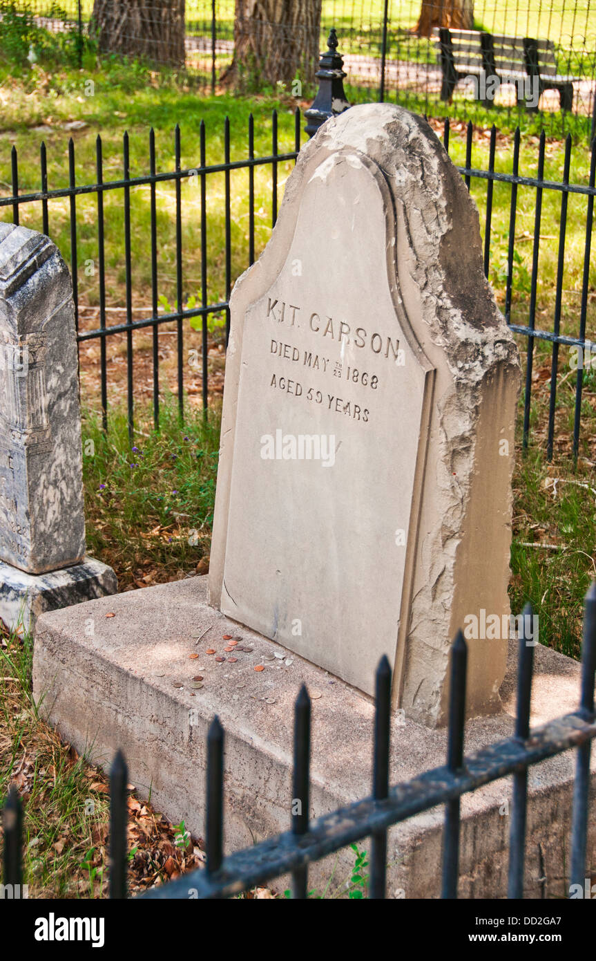 Kit Carson headstone Stock Photo