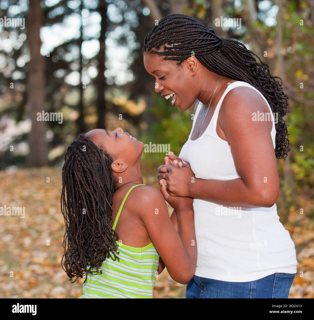 Mother And Daughter Spending Quality Time Together In The Park ...