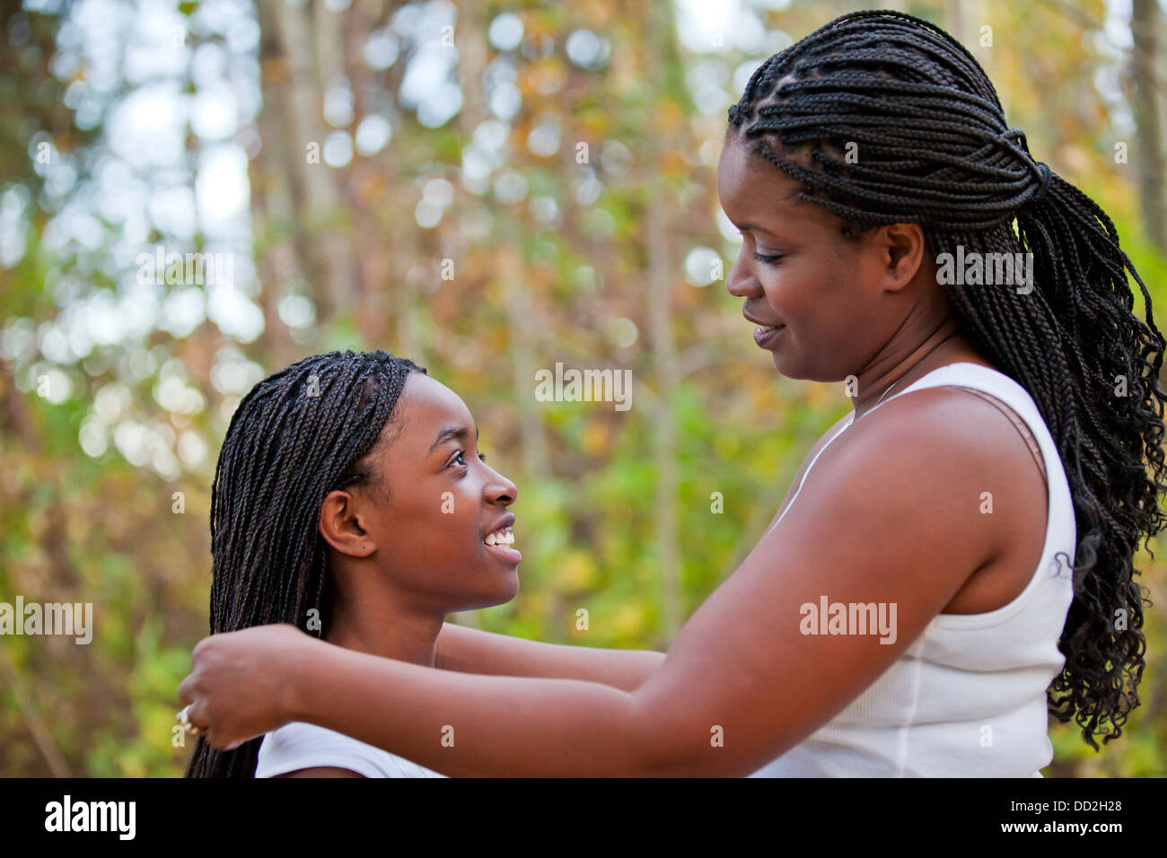 Mother And Daughter Spending Quality Time Together In The Park