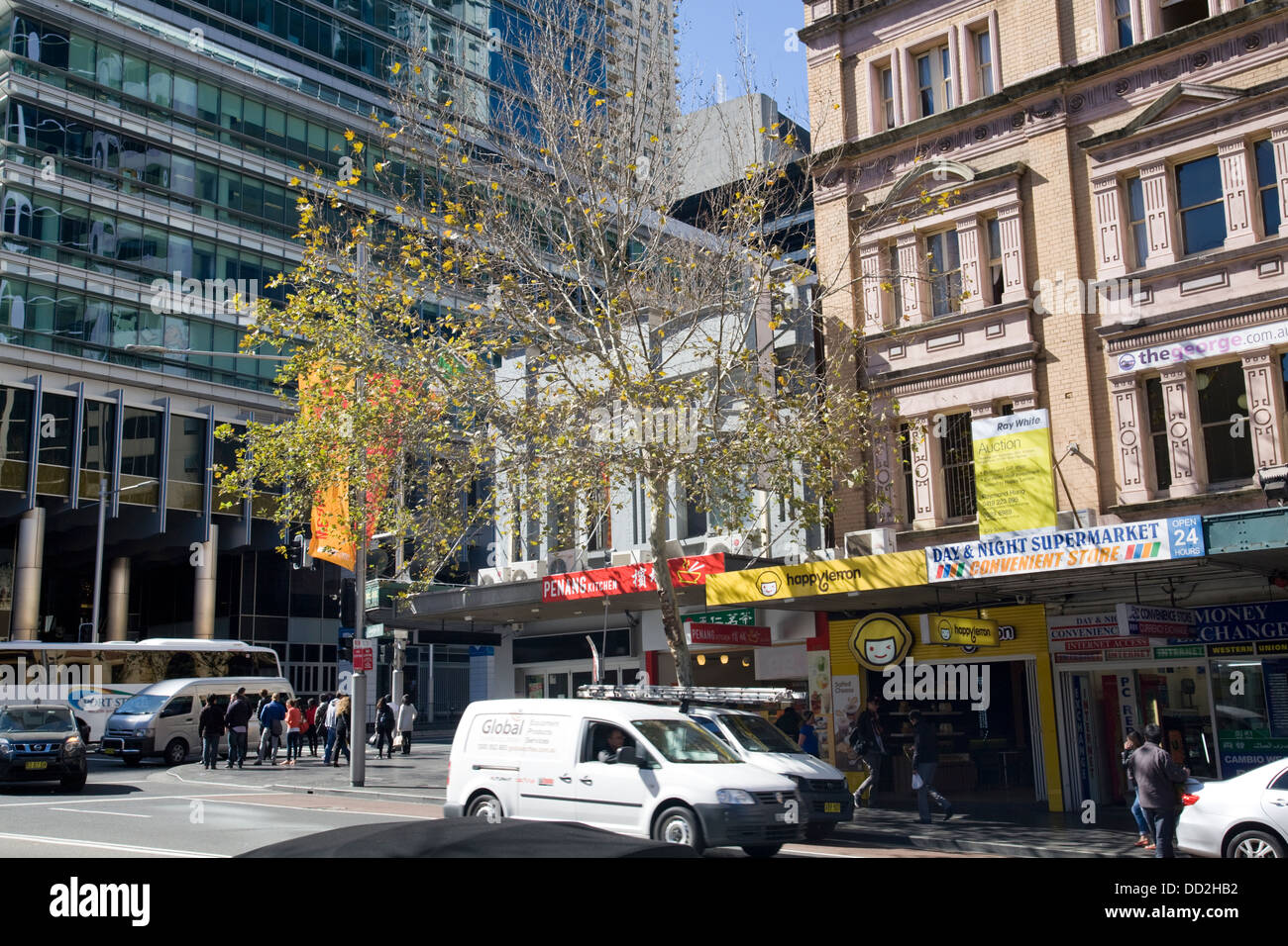 southern end of george street sydney Stock Photo