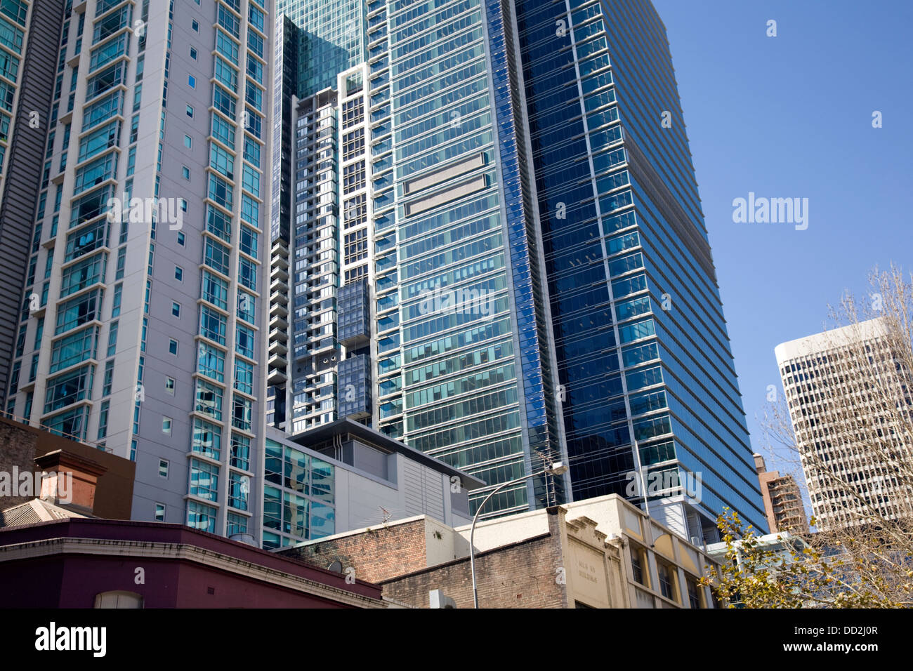 sydney office buildings viewed from goulburn street,sydney Stock Photo ...