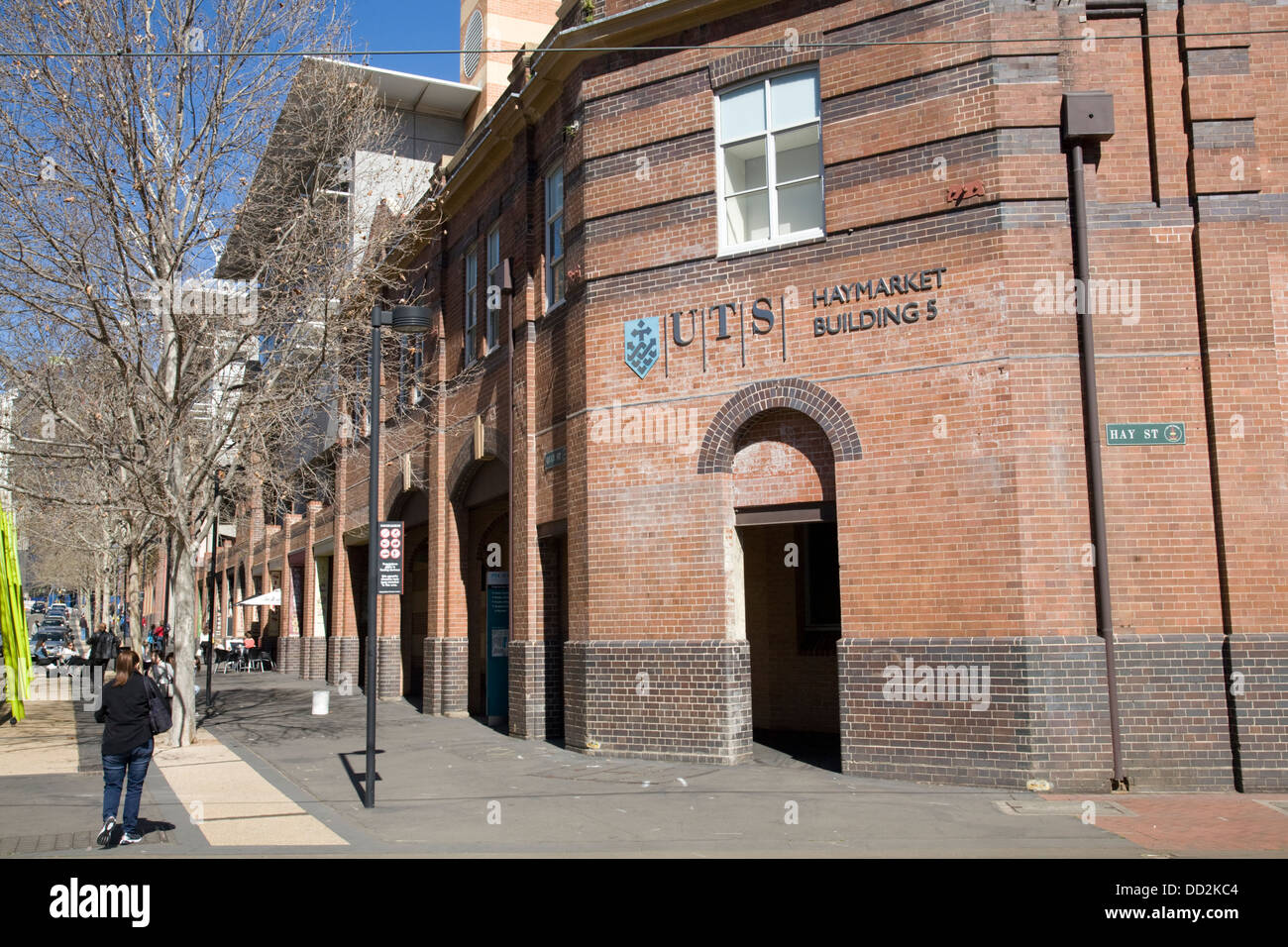 University of Technology UTS building in haymarket,sydney Stock Photo