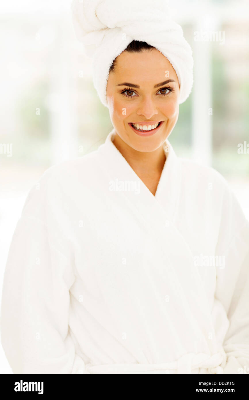 White bathrobe towel hires stock photography and images Alamy