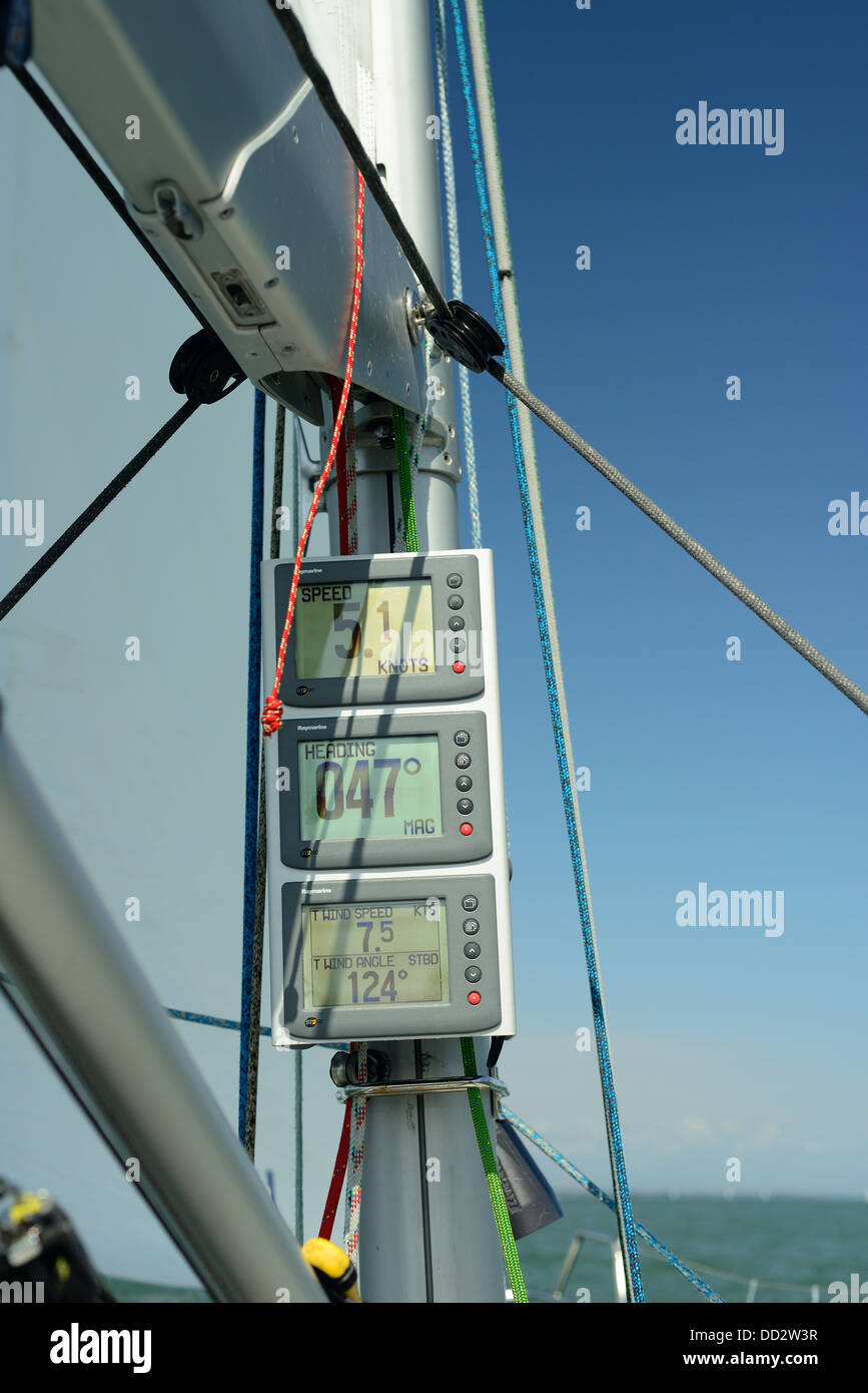 yacht sailing luxury water mast 40ft Solent UK fun sail rigging