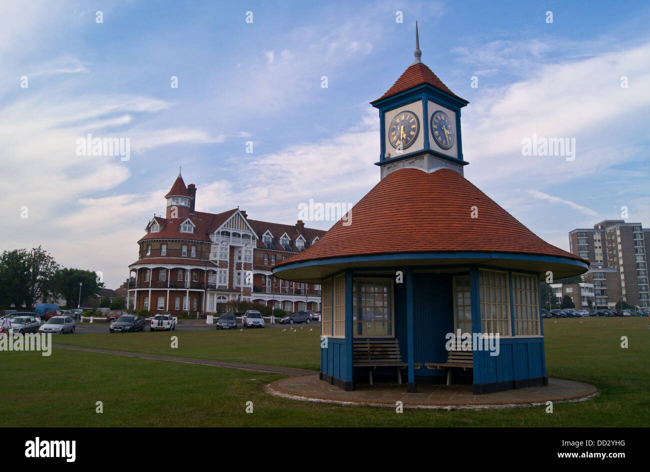 The Clock Tower on the Greensward and Grand Court apartments, The