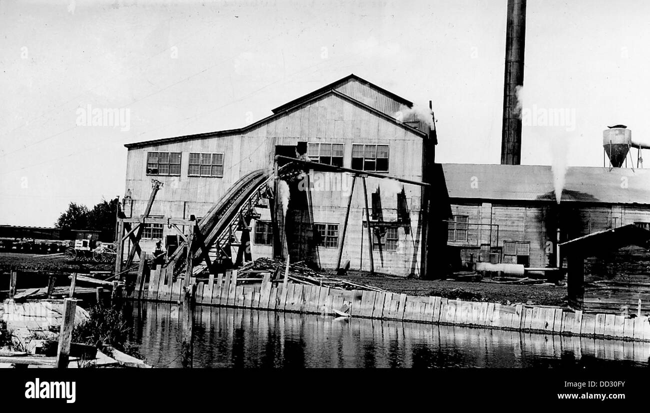 Tigerton Lumber Company Sawmill from Log Pond 2127719 Stock Photo