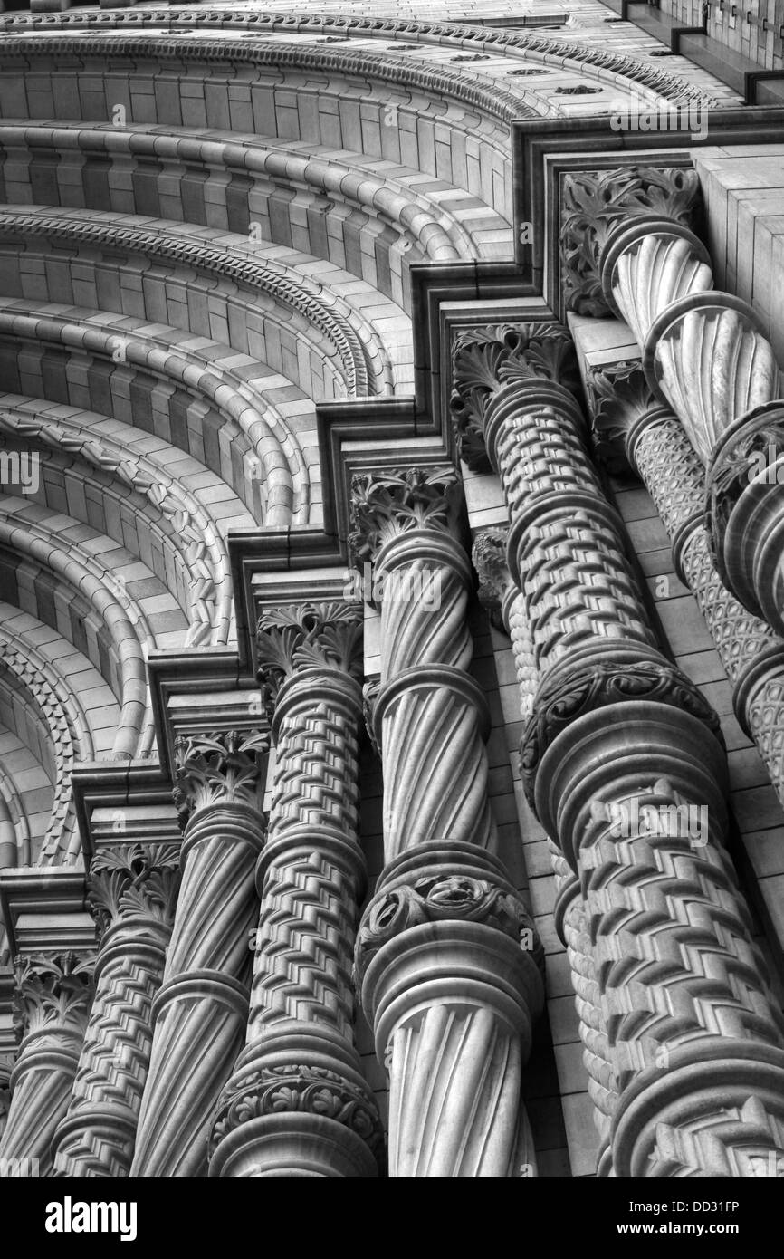 NAtural History Museum London main entrance Stock Photo