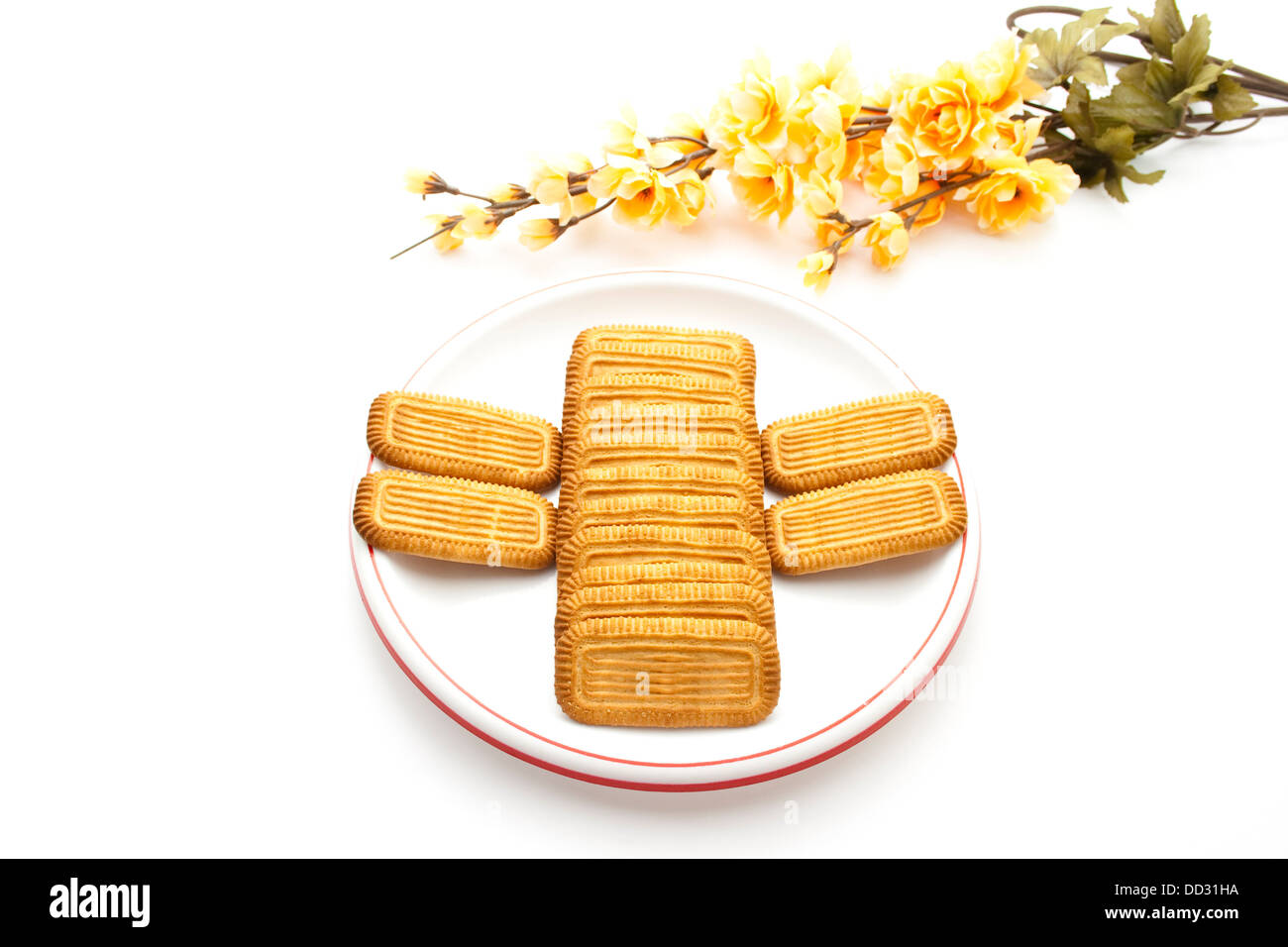 Fresh Baked Biscuits Stock Photo Alamy