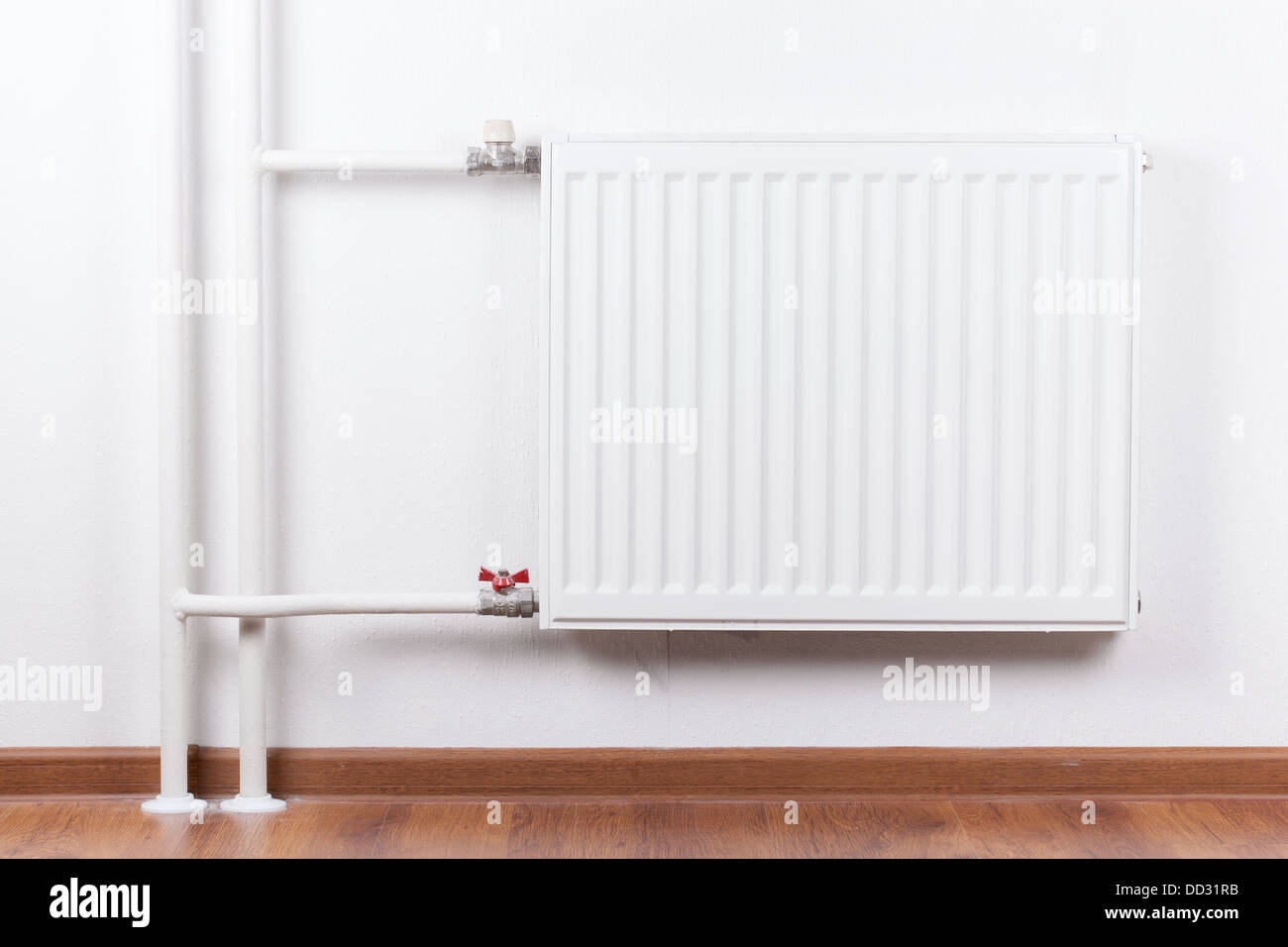 Radiator in apartment, interior Stock Photo Alamy
