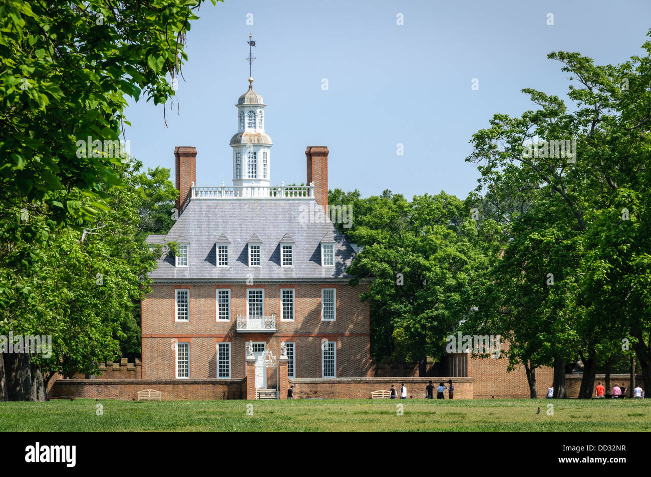 Governor's Palace, Colonial Williamsburg, Virginia Stock Photo Alamy