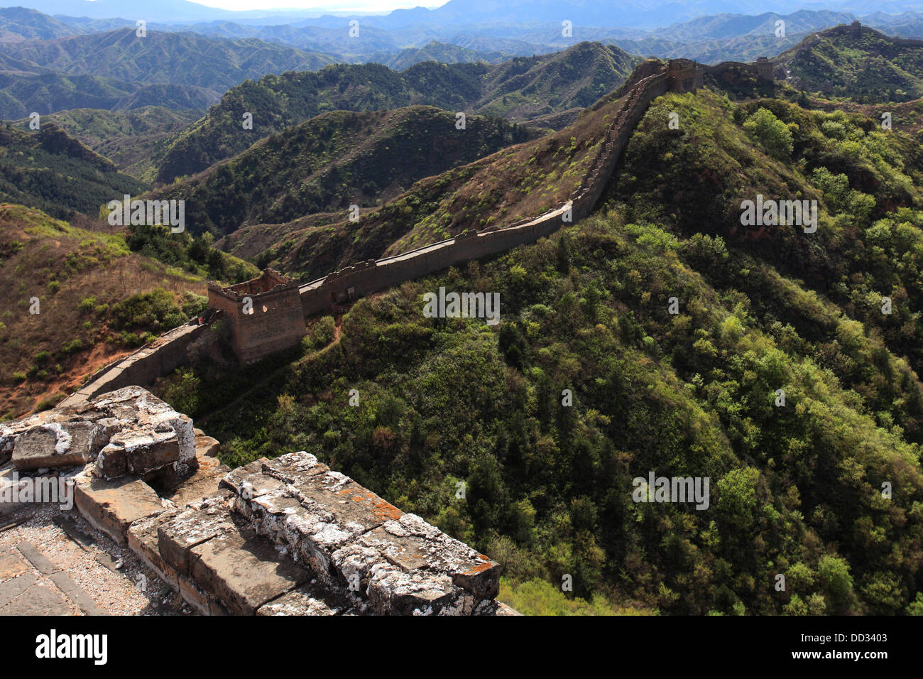 The Great Wall of China near Jinshanling village, Beijing Provence
