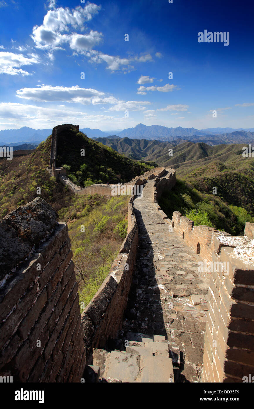 The Great Wall of China near Jinshanling village, Beijing Provence