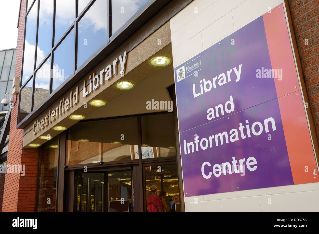 Chesterfield Library and Information Centre Chesterfield UK Stock Photo