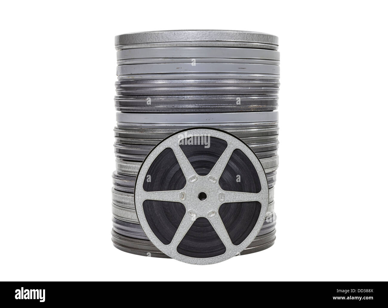 Film cans Cut Out Stock Images & Pictures - Alamy