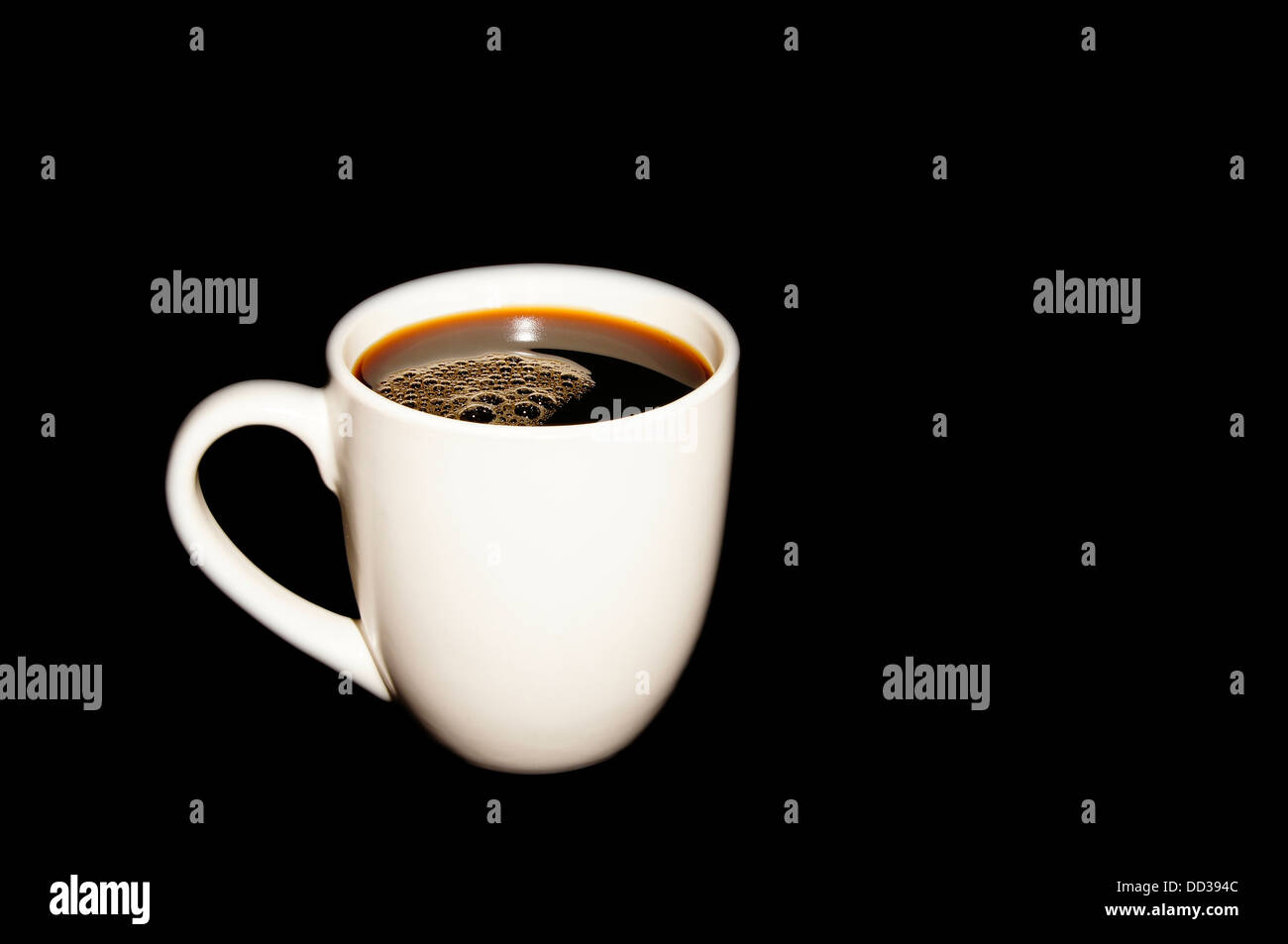 Mug of Black Coffee Stock Photo Alamy