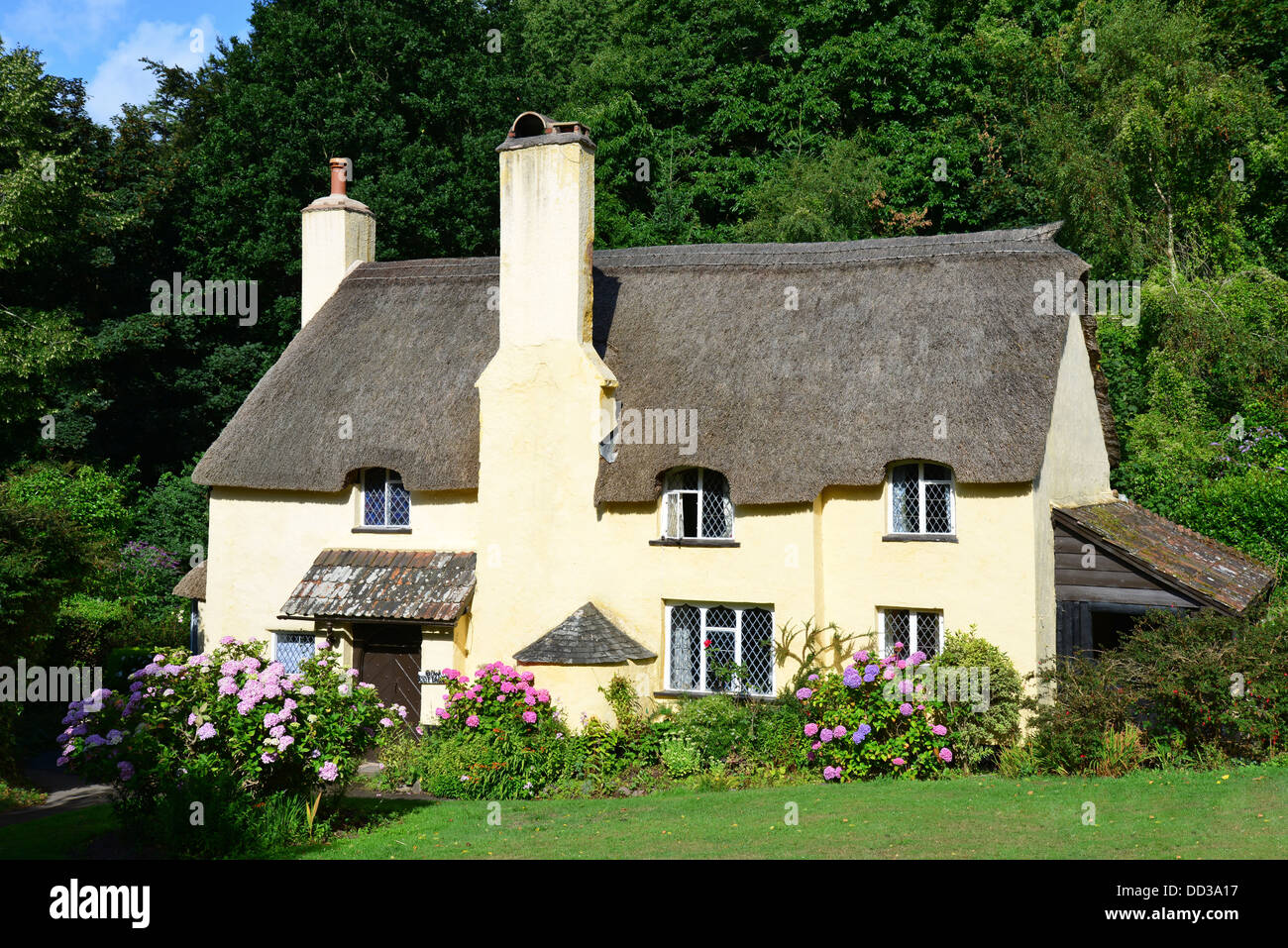 Bow Cottage, Selworthy, Somerset, England, United Kingdom Stock Photo