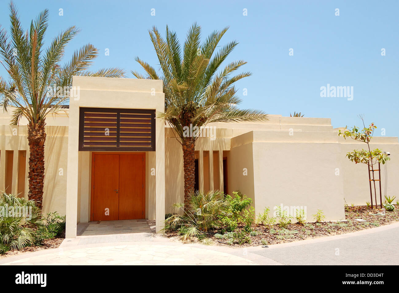 The Arabic style modern villa at luxury hotel, Abu Dhabi, UAE Stock Photo