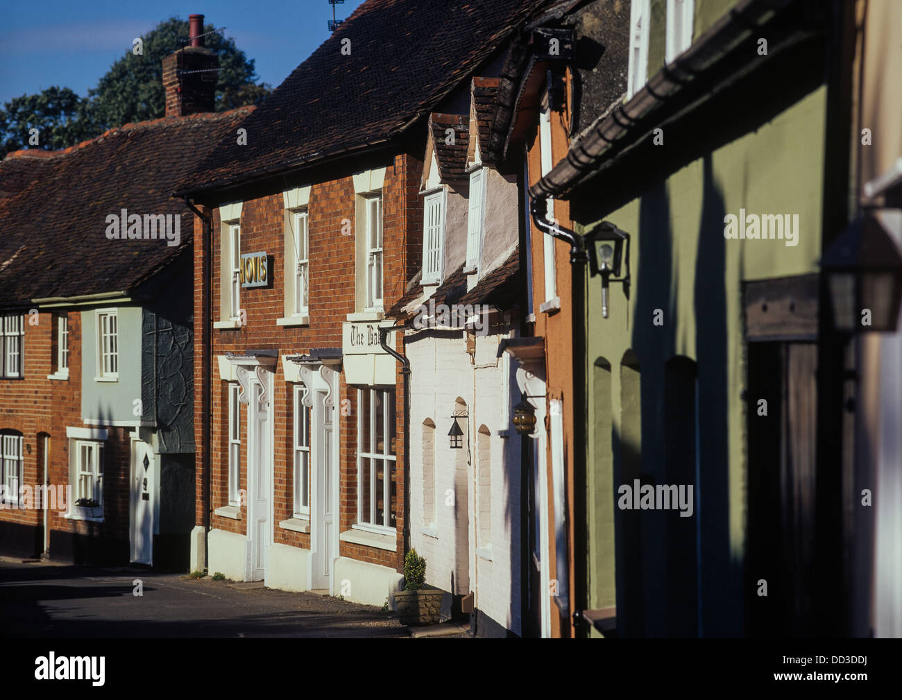 Castle Hedingham village, Essex, England, UK Stock Photo Alamy