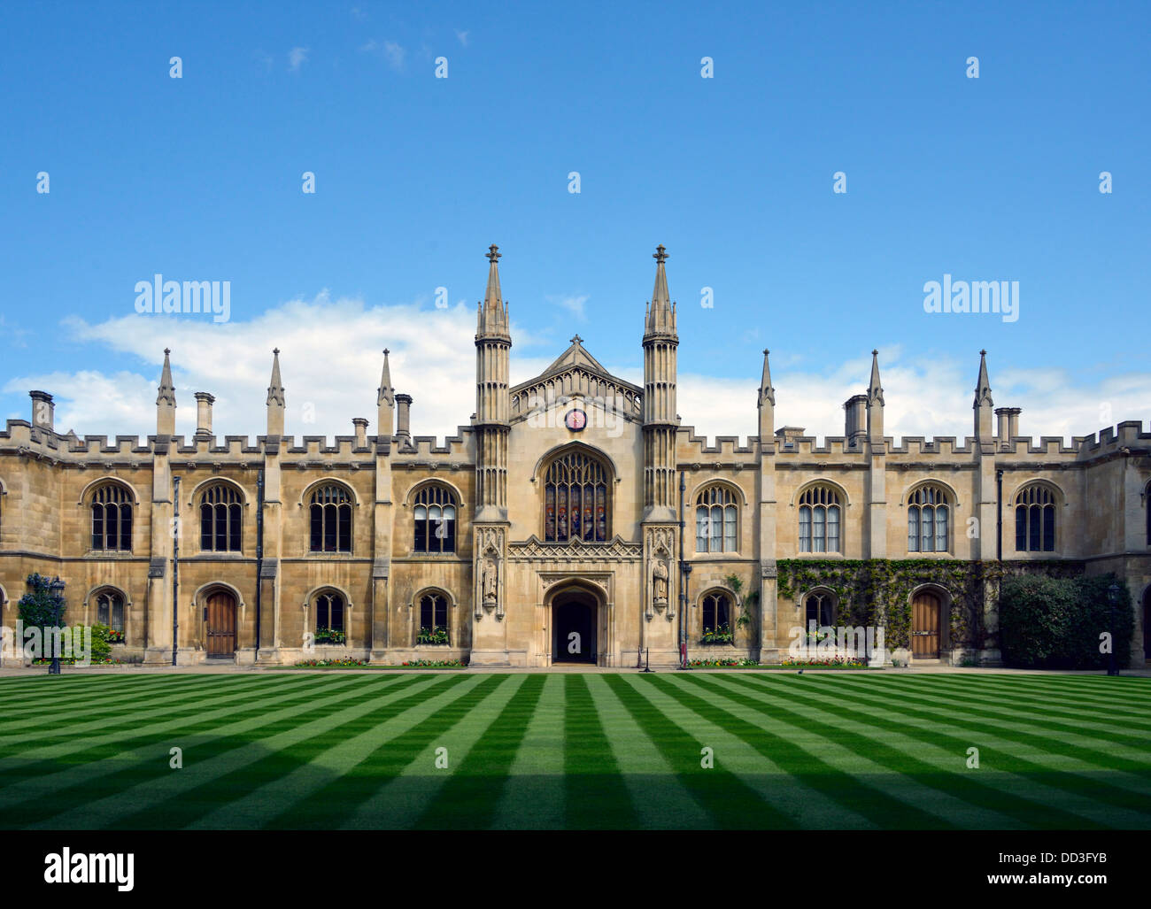 Corpus Christi College. University of Cambridge. Cambridgeshire, England, United Kingdom, Europe. Stock Photo