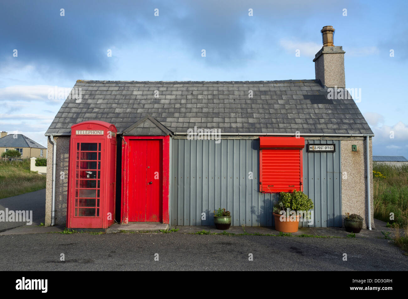 Ness Post Office Isle of Lewis Western Isles Scotland UK Stock Photo