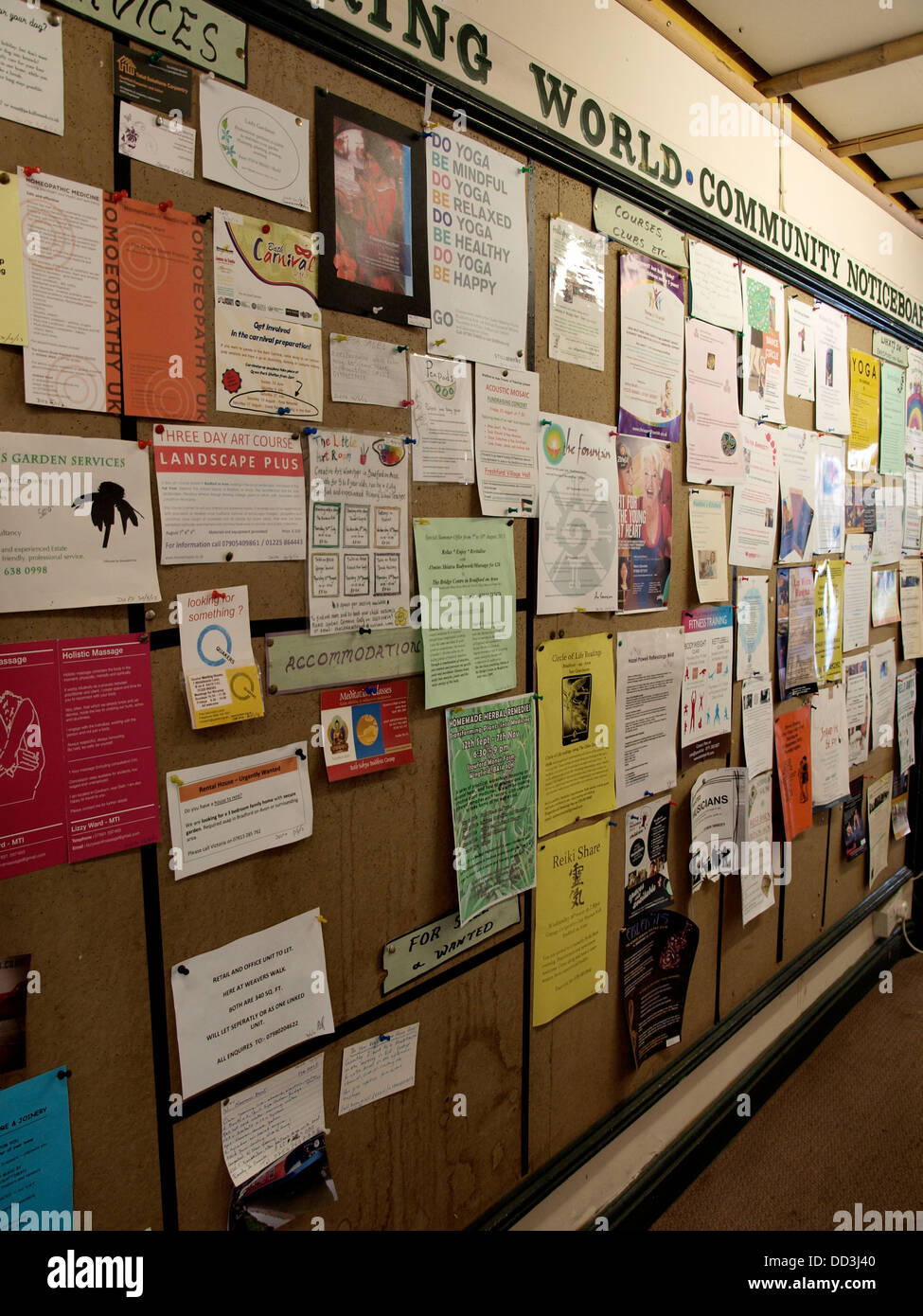 Community noticeboard uk hires stock photography and images Alamy
