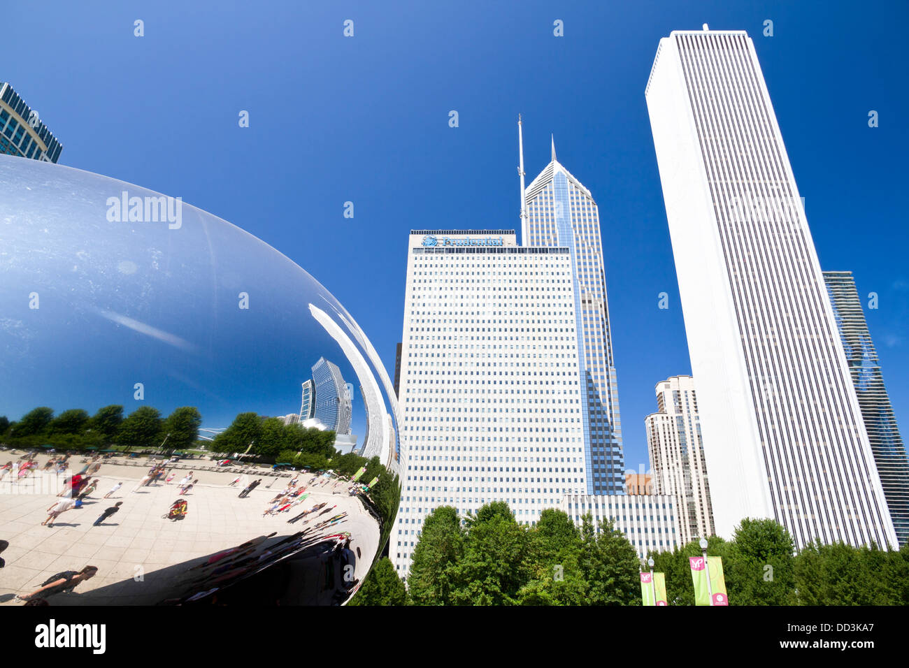 Chicago Illinois USA, Cloud Gate AKA The Bean at Millennium Park